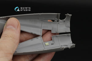Quinta Studio QD72220 FM-2 Wildcat 3D-Printed &amp; coloured Interior on decal paper (Arma Hobby) 1/72