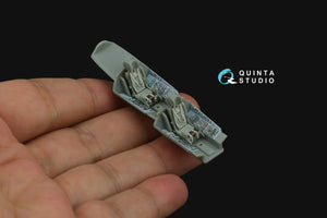 Intérieur imprimé en 3D et coloré sur papier décalcomanie (Trumpeter) pour Su-27UB de Quinta Studio QD+72178 (avec pièce en résine imprimée en 3D) à l&amp;#39;échelle 1/72 – Bild 9