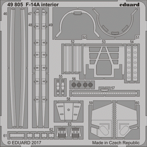 Intérieur du F-14A Eduard 49805 TAMIYA 1/48  – immagine 2