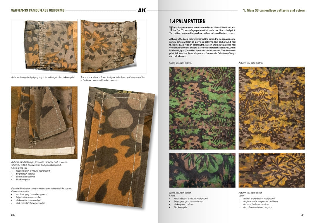 AK Interactive AK130008 UNIFORMES DE CAMOUFLAGE WAFFEN-SS PAR WERNER PALINCKX (Anglais)  – immagine 3