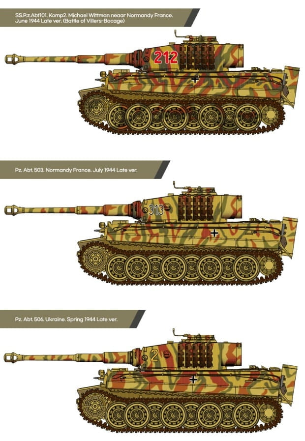 Academy 13431 German Tiger-I ver. Late1/72