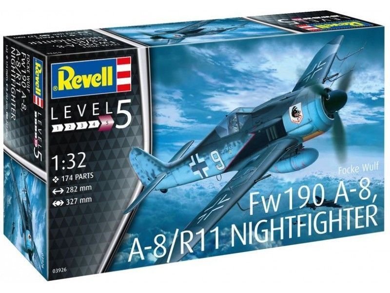 Revell 03926 Focke Wulf Fw190A-8, A-8/R11 Chasseur de nuit (1/32)