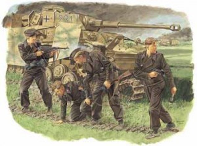 Dragon 6129 Équipage de Panzer survivant (Kursk 1943) (1/35)