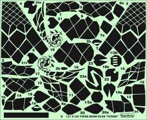 ModelMaker Decals D48157 F-16C Viper Demo Team &amp;quot;Venom&amp;quot; 1/48 – image 4