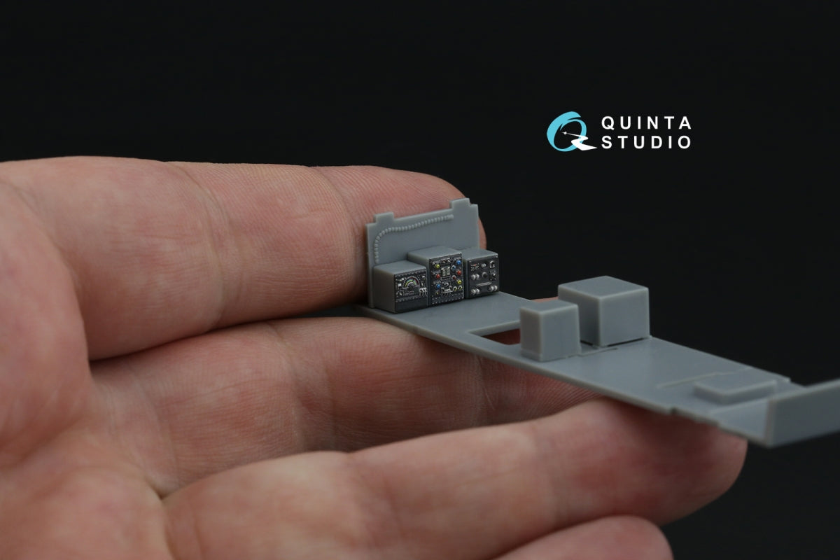Intérieur imprimé en 3D et coloré sur papier décalcomanie Quinta Studio QD48534 Fairey Fulmar Mk.II (Trumpeter) 1/48 – Bild 10