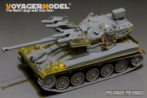 Maquette Voyager PE35825 AMX-13/75 français moderne avec missile antichar SS-11 (réservoir léger, lance-fumigènes et embase d&amp;#39;antenne inclus) pour TAKOM 2038 au 1/35 – image 3