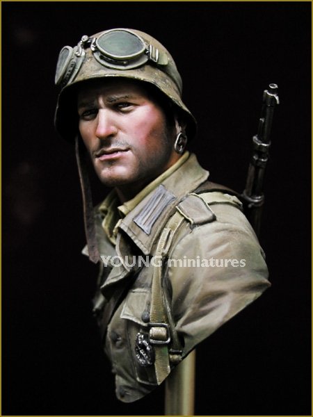 Young Miniatures YM1839 Infanterie allemande DAK Afrique du Nord Seconde Guerre mondiale 1943 1/10  – immagine 4