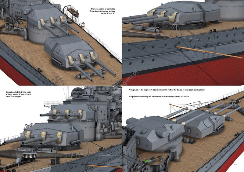 Kagero 16007 The Battleship Scharnhorst EN – zdjęcie 5