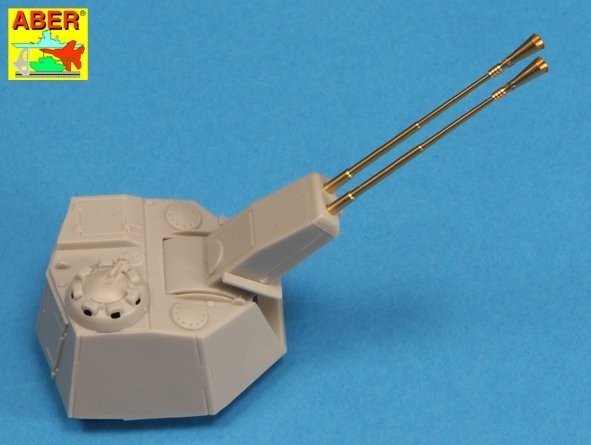 Aber 72L-61 Dwie lufy 5,5cm do niemieckich Zwilling Flakpanzers / Two 5,5cm barrels for German Zwilling Flakpanzers 1/72 – zdjęcie 7