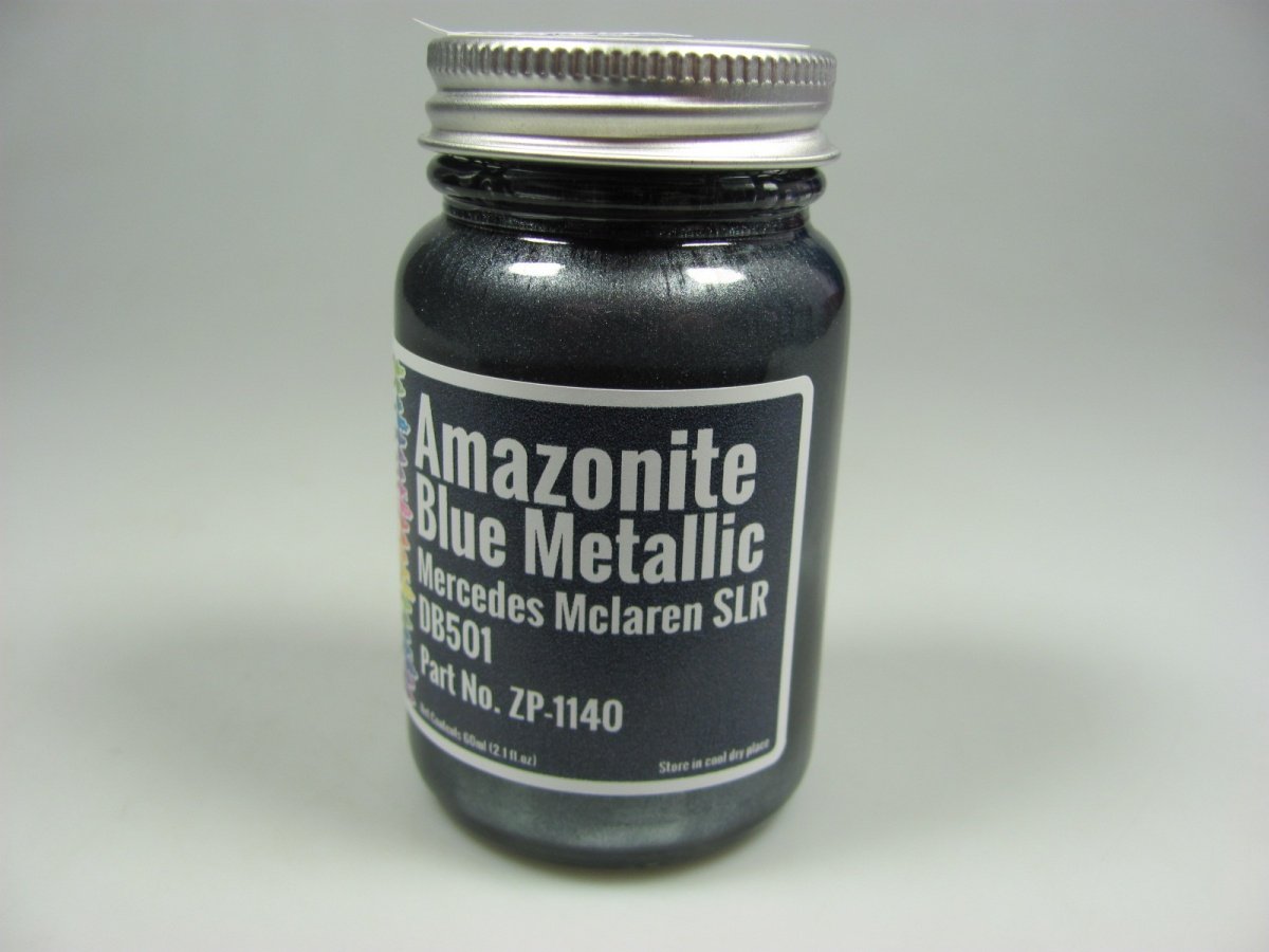 Peinture Zero Paints ZP-1140/DB501 Mercedes-Benz McLaren SLR 60 ml Bleu Amazonite Métallisé - DB 501 (Bleu Amazonite)