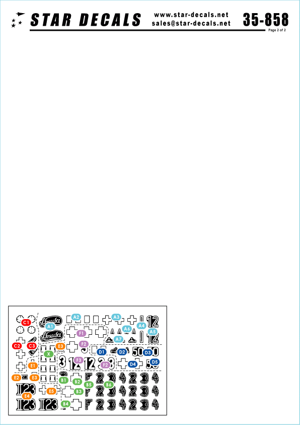 Star Decals 35-858 Chars allemands en Italie 5 1/35 – immagine 2