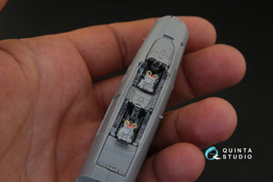 Intérieur imprimé en 3D et coloré sur papier décalcomanie Quinta Studio QD72025 F-14A (pour kit GWH) 1/72 – Bild 7