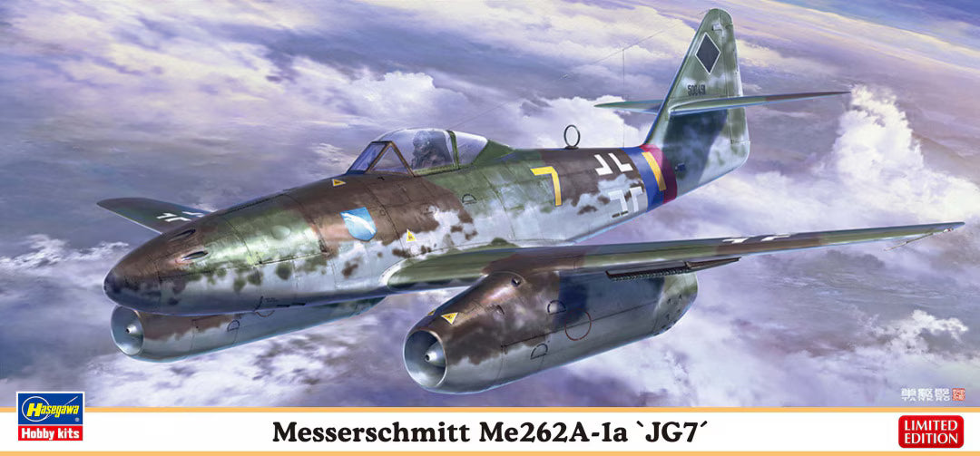 Hasegawa 02532 Messerschmitt Me262A-1a "JG7" 1/72