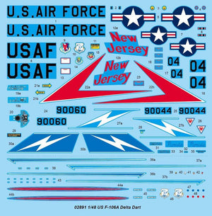 Trumpeter 02891 US F-106A Delta Dart 1/48 – immagine 3