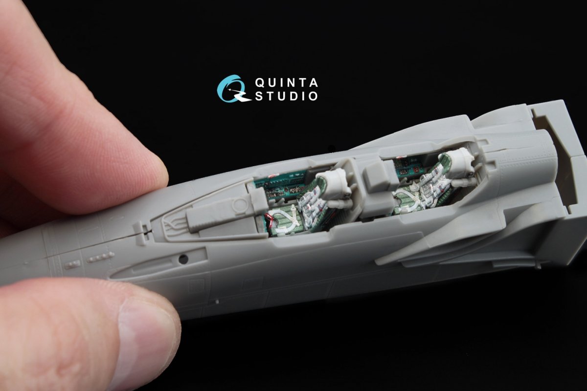 Intérieur imprimé en 3D et coloré sur papier décalcomanie Quinta Studio QD72014 MiG-31B (pour maquette Trumpeter) 1/72 – immagine 6