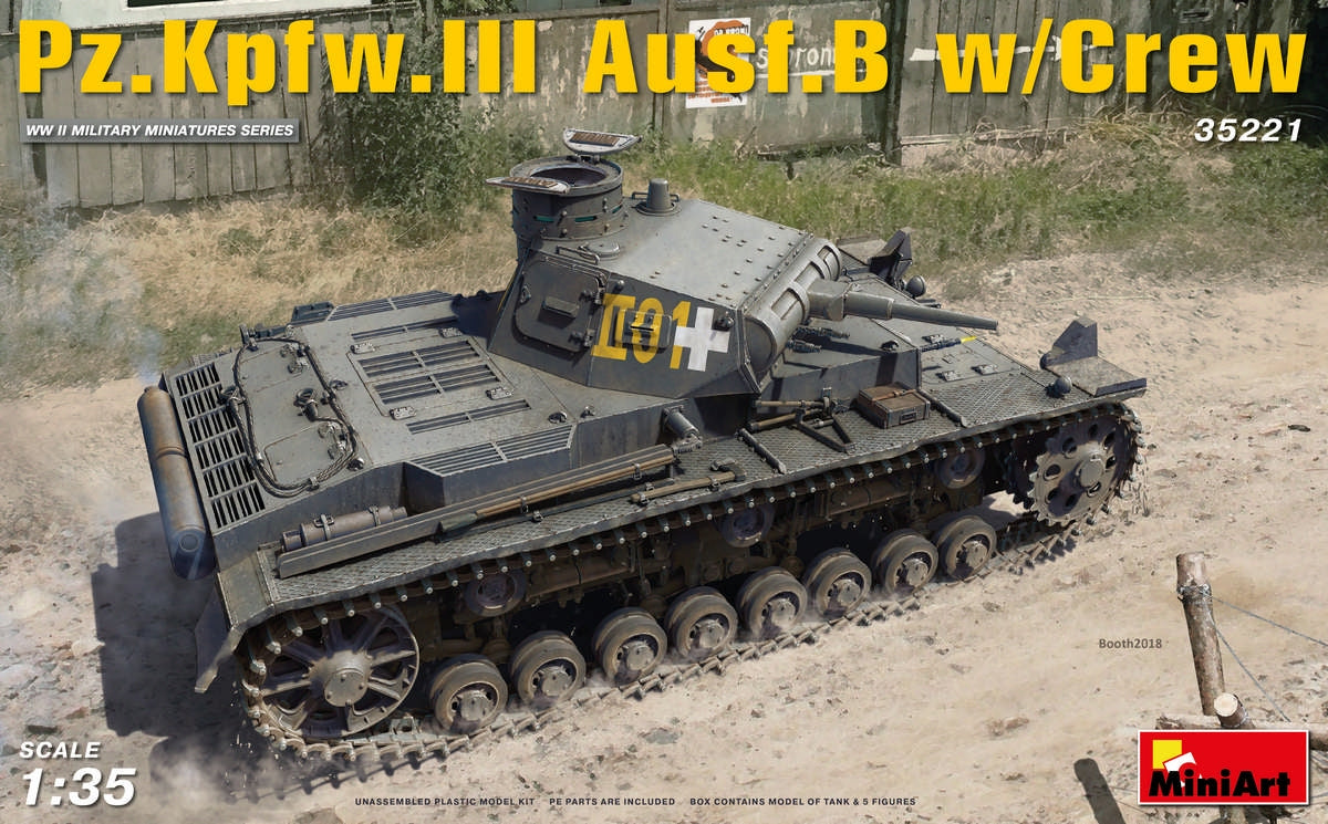 MiniArt 35221 Pz.Kpfw.III Ausf.B avec équipage 1/35
