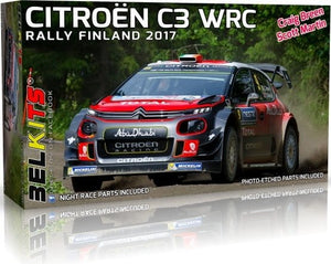 Belkits 018 Citroën C3 WRC 2017 Rallye de Finlande 2017 1/24