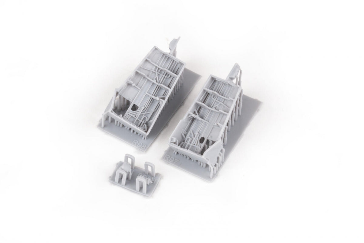 Maquette Eduard 672360 pour le compartiment de train d'atterrissage du P-51D, échelle 1/72
