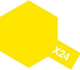 Peinture acrylique Tamiya X24 Jaune transparent (81524) 10 ml – image 2