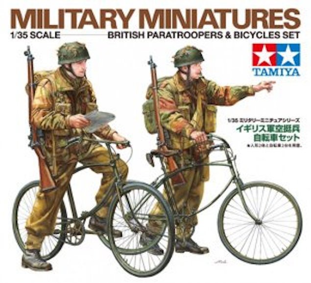 Tamiya 35333 Coffret de parachutistes britanniques avec vélos (1/35)