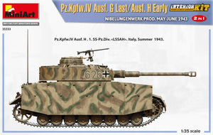 MiniArt 35333 Pz.Kpfw.IV Ausf. G Last/Ausf. H Early. NIBELUNGENWERK PROD. MAY-JUNE 1943. 2 IN 1 INTERIOR KIT 1/35 – zdjęcie 13
