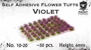 Paint Forge PFFL2610 Fleurs violettes 6 mm