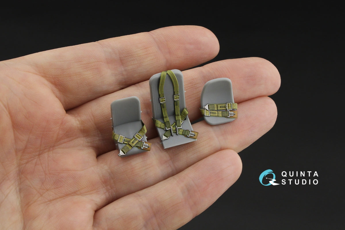 Intérieur imprimé en 3D et coloré sur papier décalcomanie Quinta Studio QD+32250 A-26C Invader (Hobby Boss) (avec pièces en résine imprimées en 3D) 1/32  – image 13