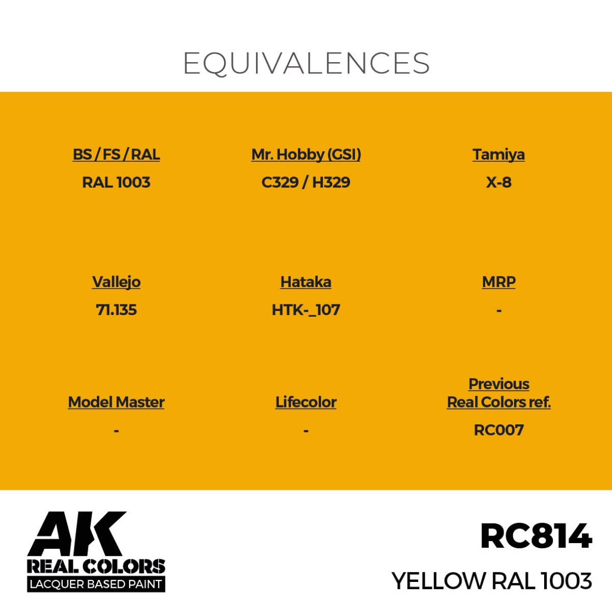 AK Interactive RC814 Jaune RAL 1003 17 ml – immagine 3
