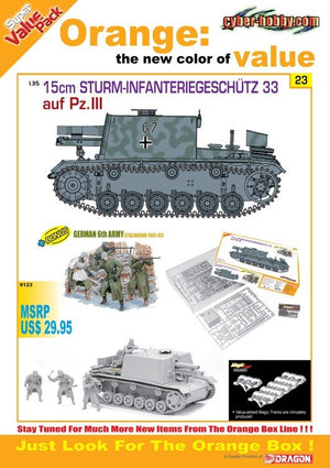 Cyber ​​​​Hobby 9123 15 cm Sturm-Infanteriegeschutz 33 Ausf. Pz III avec 6e armée allemande Stalingrad 1942/43 (1/35)