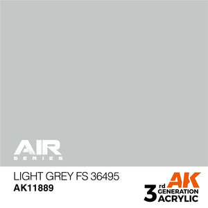 AK Interactive AK11889 LIGHT GREY FS 36495 – AIR 17ml