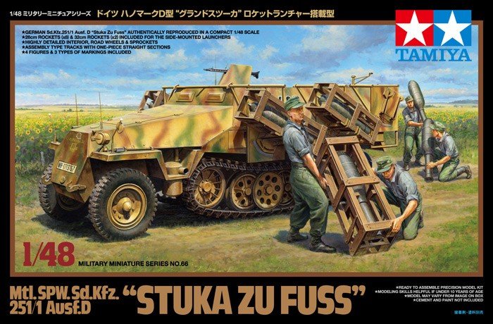 Tamiya 32566 Sd.Kfz.251/1 Ausf.D Stuka 1/48