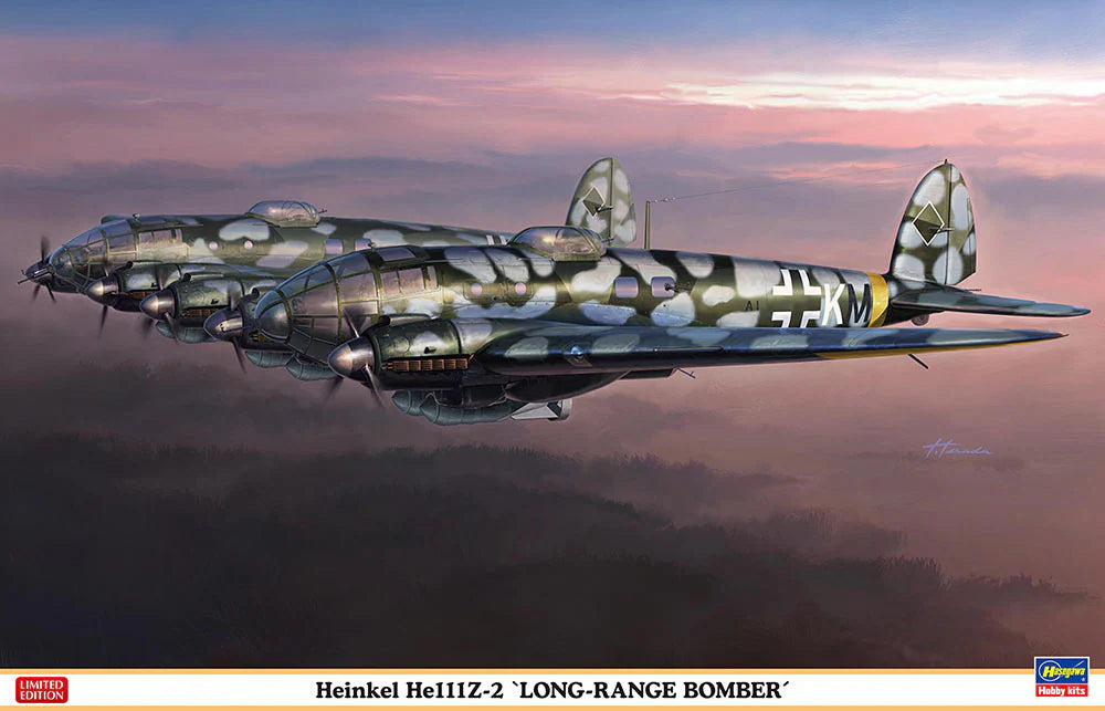 Hasegawa 02534 Heinkel He111Z-2 &amp;quot;Long-Range Bomber&amp;quot; 1/72