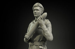 Panzer Art FI35-051 RAC britannique Afrique du Nord chargeant des munitions de 75 mm, soldat n° 1, échelle 1/35 – Bild 2
