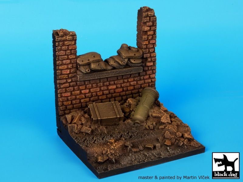 Mur Black Dog D35014 avec base de sacs de sable 1/35 – immagine 4