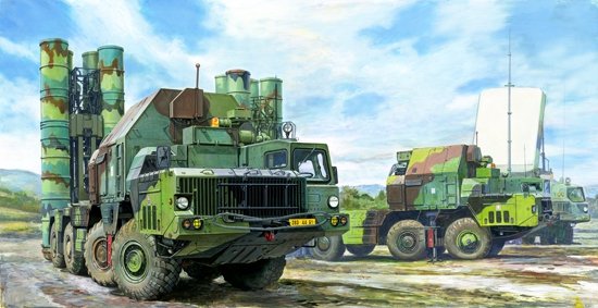 Trumpeter 01038 48N6E de 5P85S TEL S-300PMU SA-10 GRUMBLE 1/35