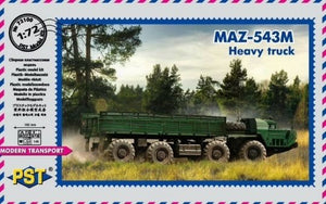 Camion lourd PST 72100 MAZ-543M 1/72