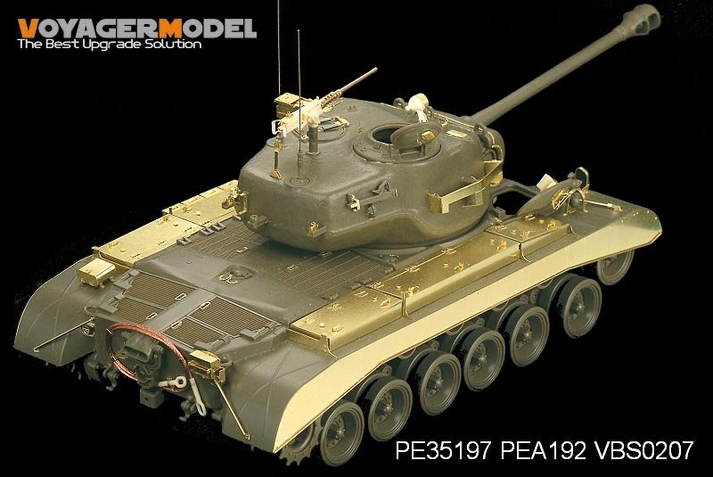 Maquette Voyager PE35197 Char M26 Pershing de l&amp;#39;armée américaine de la Seconde Guerre mondiale (modèle de base pour Tamiya 35254, échelle 1/35) – image 6