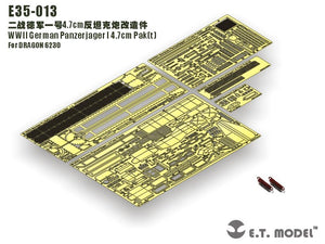 ET Model E35-013 WWII German Panzerjager I 4.7cm Pak(t) (Pour DRAGON 6230) (1/35)