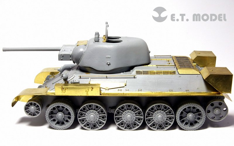 Maquette ET E35-037 Tourelle estampée pour char soviétique T-34/76 Mod.1942 de la Seconde Guerre mondiale (pour DRAGON 6487/6424) (1/35) – Bild 5