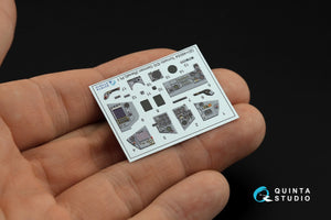 Intérieur imprimé en 3D et coloré sur papier décalcomanie (Revell) pour le Tornado IDS allemand de Quinta Studio QDS+48054 (petite version) (avec pièces en résine imprimées en 3D) 1/48 – image 3