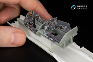 Quinta Studio QDS+48487 F-4C Phantom II Intérieur imprimé en 3D et coloré sur papier décalcomanie (Academy) (Petite version) (avec pièces en résine imprimées en 3D) 1/48  – image 13