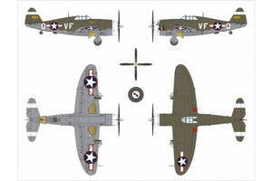 Dora Wings 48055 P-47C-2 Thunderbolt 1/48 – imagen 8