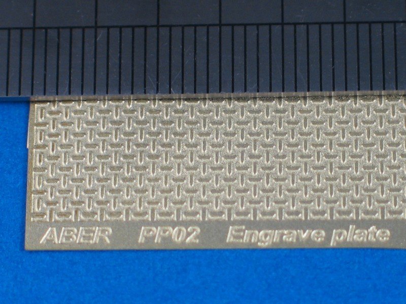 Plaque à graver Aber PP02 (88 x 57 mm) - motif 02