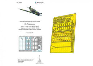 Microdesign MD 048247 Volets pour Yak-7 (ICM, ARC, Modeler) 1/48