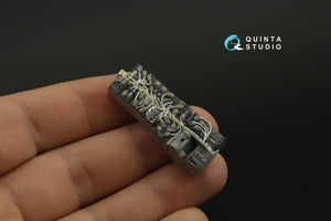 Quinta Studio QD35117 AH-64D Baies avioniques avant étendues Intérieur imprimé en 3D et coloré sur papier décalcomanie (Meng) 1/35 – image 11