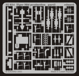 Eduard 35624 Tiger I Mid. Production 1/35 Tamiya – image 3
