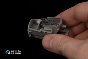 Intérieur imprimé en 3D et coloré sur papier décalcomanie Quinta Studio QD48246 Meteor F.8 (Airfix) 1/48 – image 5