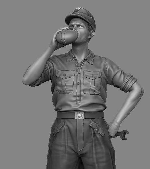 Panzer Art FI35-135 Mécanicien de char allemand n° 2 1/35