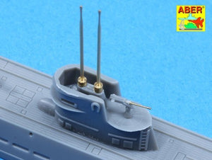 Aber 350L-70 Ensemble de canons et de périscopes pour char type IX 1/350 – image 5