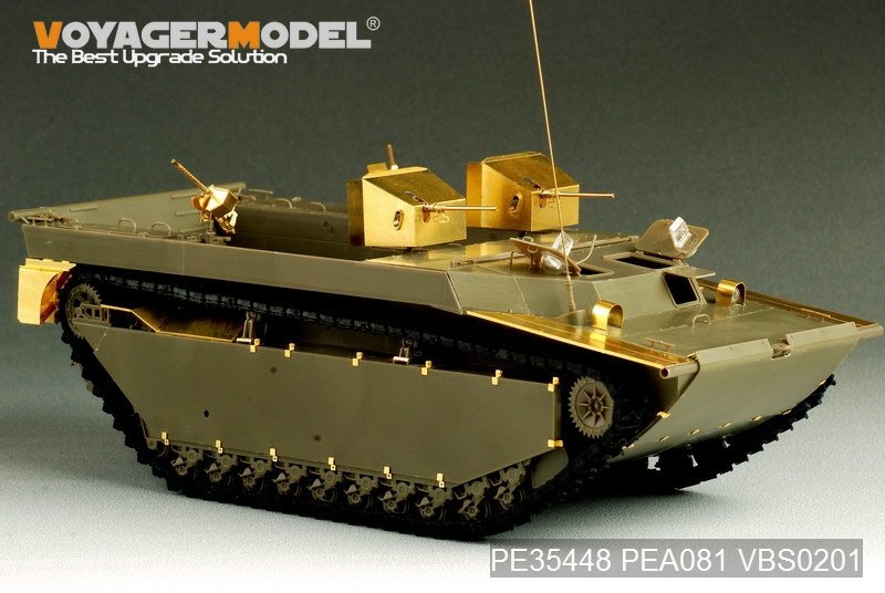 Maquette Voyager PE35448 WWII US LVT-4 Water Buffalo Landing Vehicle Chenillé de base pour AFV CLUB 35205 1/35  – immagine 9